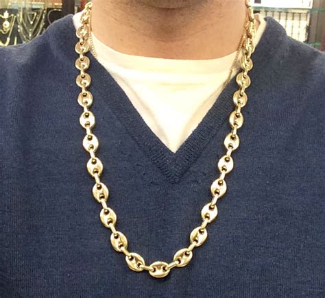 gucci link puff chain|Buy Gucci link gold chain .